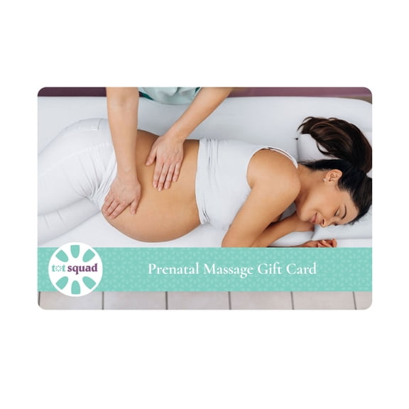 Prenatal Massage Gift Card - Baby Registry Essentials by Tot Squad $100 eGift Card [Email Delivery]
