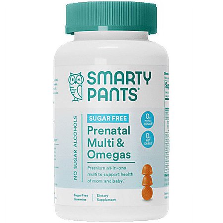 Prenatal Multi & Omegas Gummies - Sugar Free - Lemon (60 Gummies)