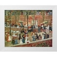 thumbnail image 1 of Prendergast, Maurice Brazil 14x12 White Modern Wood Framed Museum Art Print Titled - Monte Pincio Rome, 1 of 4