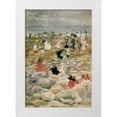 thumbnail image 1 of Prendergast, Maurice Brazil 18x24 White Modern Wood Framed Museum Art Print Titled - Low Tide Nantasket, 1 of 4