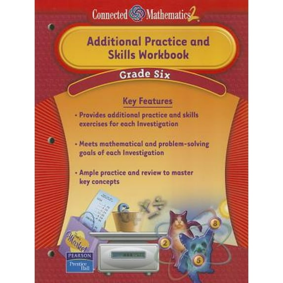 Pre-Owned Connected Mathematics 2 : Additional Practice and Skills Workbook (Paperback) 9780131656130
