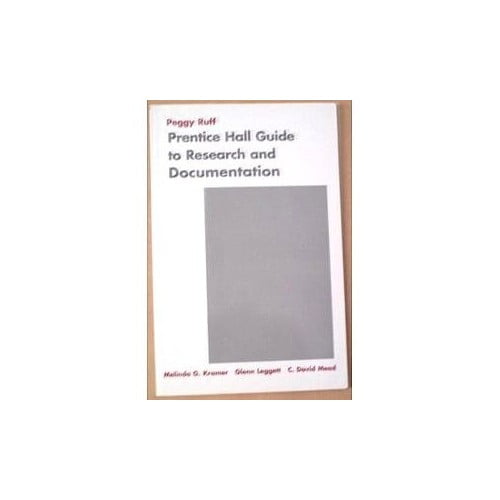Pre-Owned Prentice Hall Guide to Research and Documentation Paperback