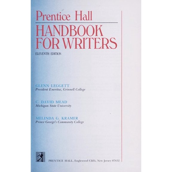 Pre-Owned Prentice Hall Handbook for Writers (Hardcover) 0137160933 9780137160938