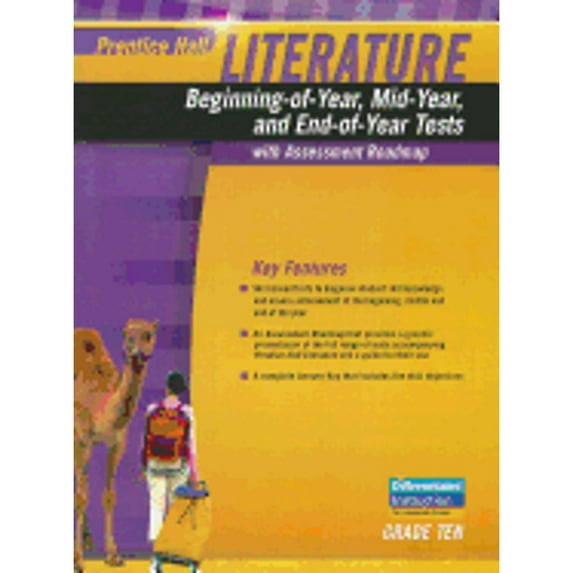 Prentice Hall Literature 2010 Beginning-Of-Year Mid-Year and End-Of-Yeartest Grade 10 (Hardcover)