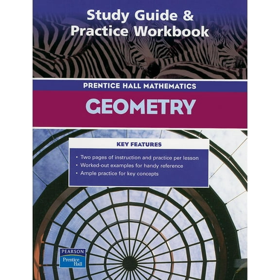 Prentice Hall Math Geometry Study Guide and Practice Workbook 2004c (Paperback)