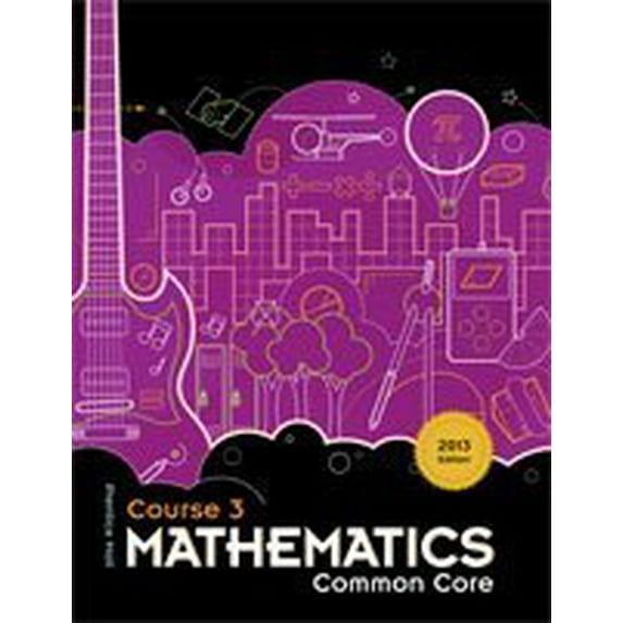 Pre-Owned Prentice Hall Middle Grades Mathematics Course 3 Student Textbook Common Core by Pearson Prentice Hall (Hardcover) Education