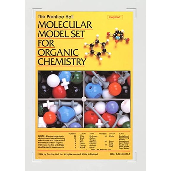 Pre-Owned Prentice Hall Molecular Model Set For Organic Chemistry