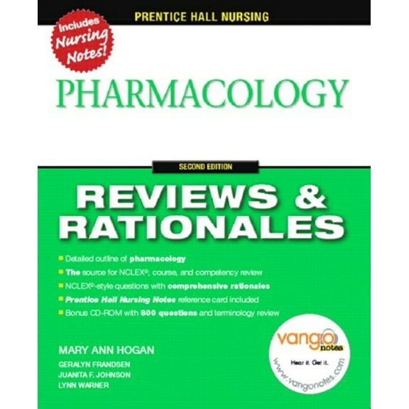 Pre-Owned Prentice-Hall Reviews & Rationales: Pharmacology (Paperback) 0132437104 9780132437103