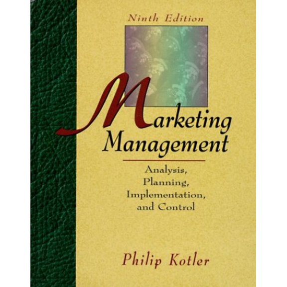 Pre-Owned Marketing Management: Analysis, Planning, Implementation, and Control (Hardcover) 0132435101 9780132435109