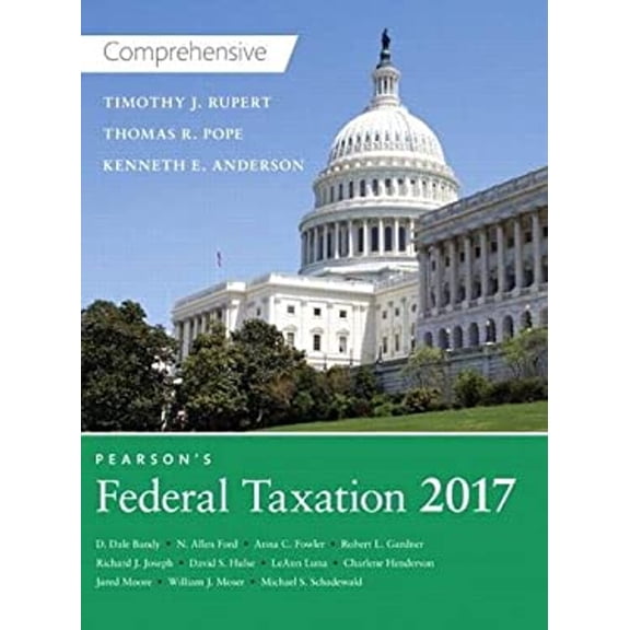 Pre-Owned Pearson's Federal Taxation 2017 Comprehensive (30th Edition) (Hardcover) 0134420640 9780134420646
