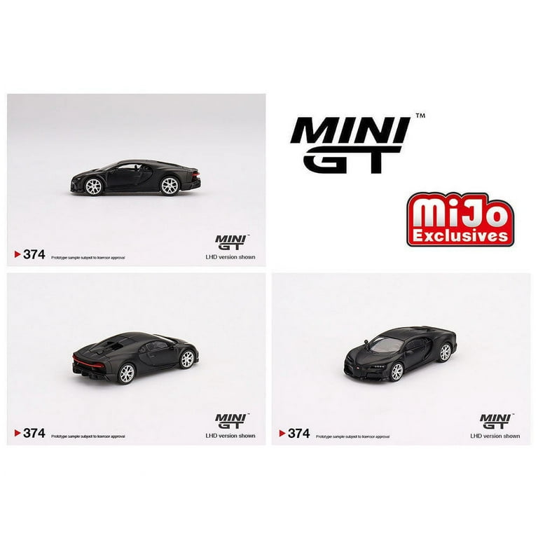 Preorder) Mini GT 1:64 Mijo Exclusives Bugatti Chiron Super Sport 300+  Matte Black 