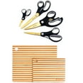 thumbnail image 1 of Prep 6pc Set: 4pc Gld Sciss & 2pc Bamboo Prep Brd, 1 of 2