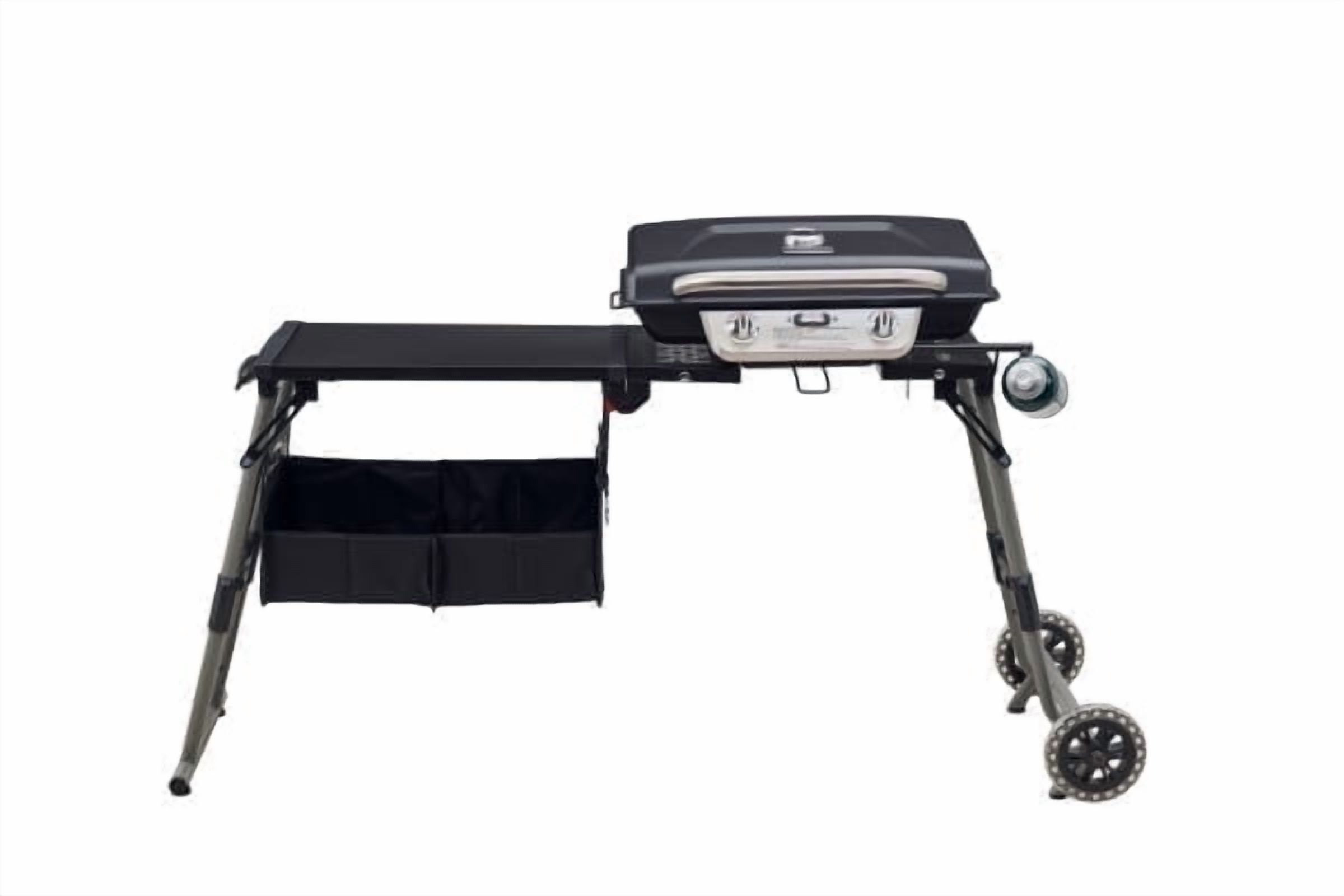 Walmart Black Friday Deals 2025 - Cuisinart Prep ‘N Go Folding Gas Grill, Portable Stand-Up Propane Grill with Compact Fold and Storage Tote