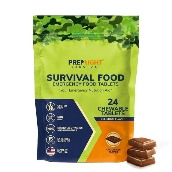 Prep-Right Emergency Food - 24 Count Pack