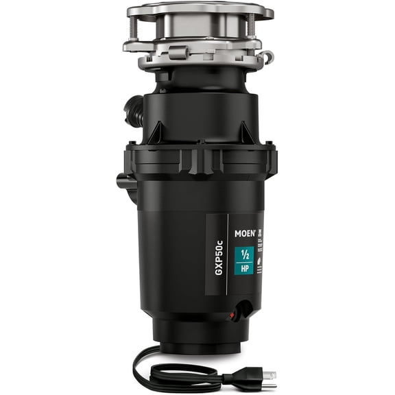 Prep Series PRO Continuous eed Compact Garbage Disposal or Kitchen Sink with Power Cord, GXP50C