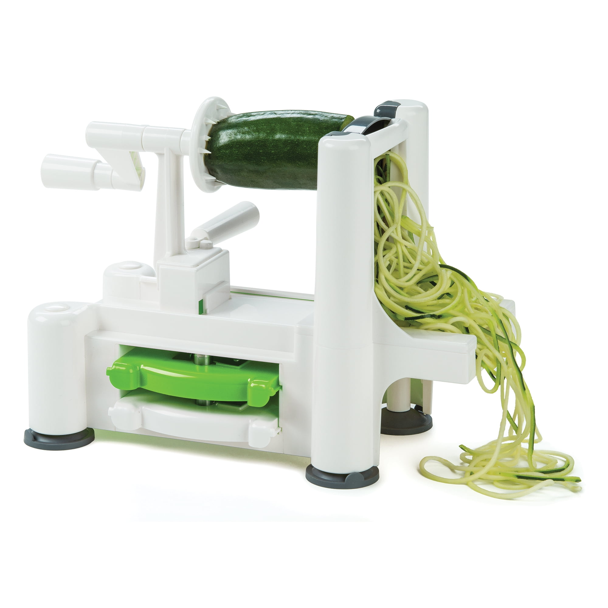 ICO Hand Vegetable Spiralizer, Green/White