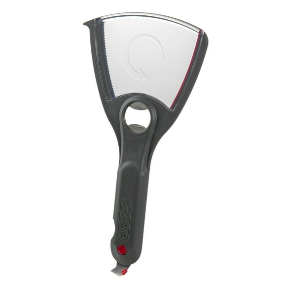 Prep Solutions Jar Opener with Bottle Opener, Flip Out Blade for Packaging and Can Tabs