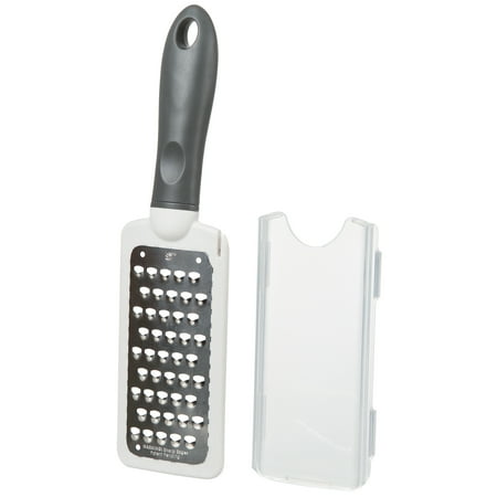 Prep Solutions Stainless Steel Hand-Held Medium Grater With Cover