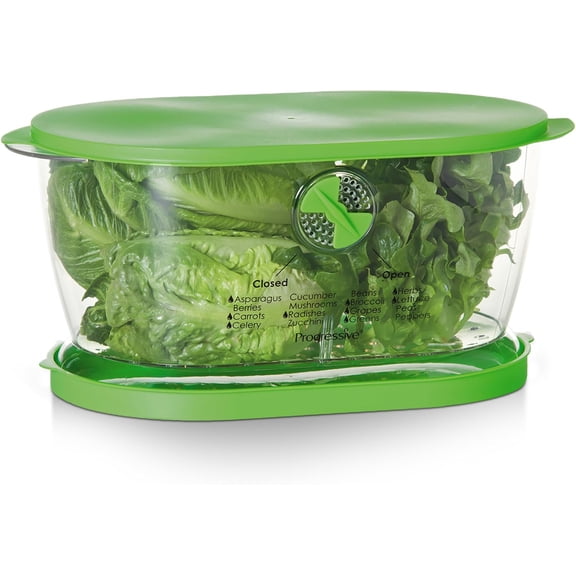 Prep Solutions by Lettuce Keeper Produce Storage Container, 4.7 Quarts, Green (LKS-06)