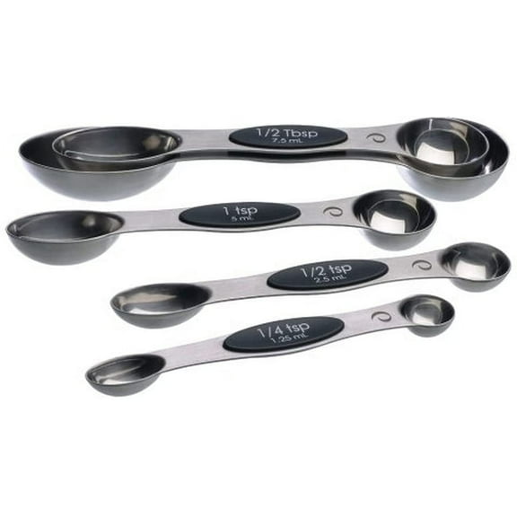 PrepWorks 5pc Measuring Spoons Set – Stainless Steel, Accurate Measurements for Cooking and Baking, Easy-to-Read, BPA-Free