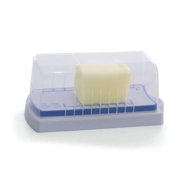Clear and Gray BPA-Free Rectangular Butter Container with Lid