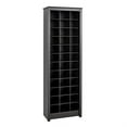 thumbnail image 1 of Prepac 36 pair Shoe Storage Rack, Black, 1 of 11