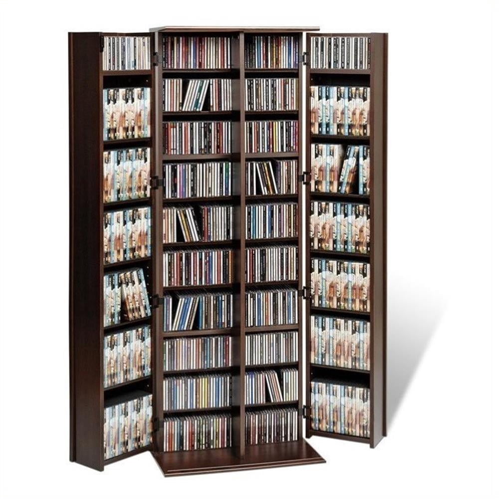 Prepac Grande Locking Media Storage Cabinet With Shaker Doors
