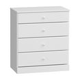 thumbnail image 1 of Prepac Astrid Modern 4-Drawer Vertical Dresser, White, 1 of 11