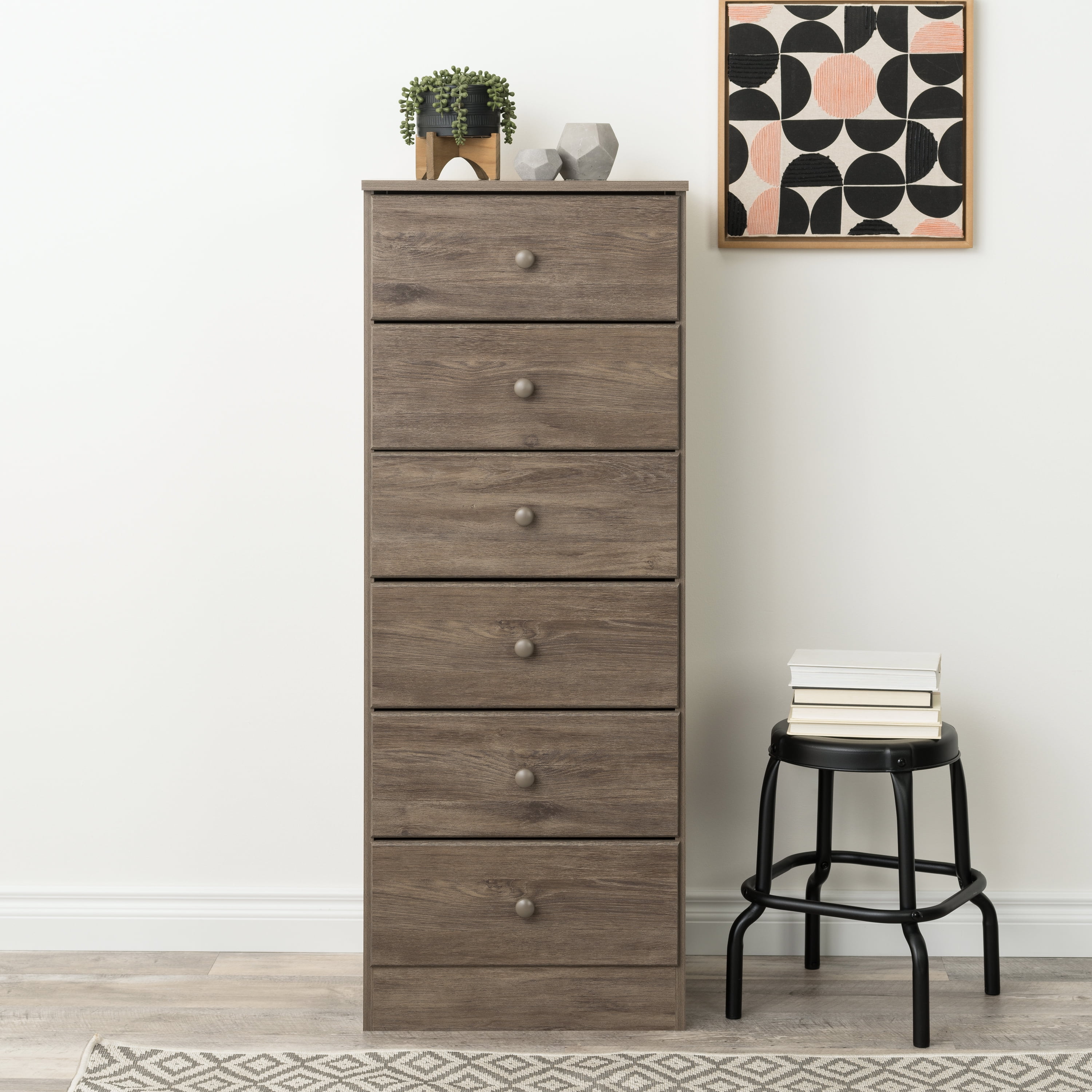 Gray dresser tall deals