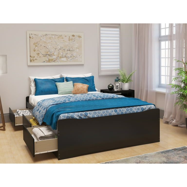 Prepac coal harbor platform storage bed with 6 drawers discount