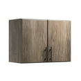 thumbnail image 1 of Prepac Elite 2-Door Stackable Wall Mounted Storage Cabinet, 16" D x 32" W x 24" H, Drifted Gray, 1 of 11