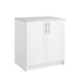 thumbnail image 1 of Prepac Elite 32" W Storage Cabinet with Panel Doors, White Storage Cabinet, Base Cabinet, Bathroom Cabinet with 1 Adjustable Shelf 24.5" D x 32" W x 36" H, WSCR-1005-1, 1 of 13