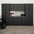 thumbnail image 1 of Prepac Elite Black Engineered Wood Storage Cabinet Set G - 8 pc, 1 of 5