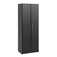 thumbnail image 1 of Prepac Elite Deep Storage Cabinet for Garage, 24" W x 65" H x 16" D, Black, 1 of 11