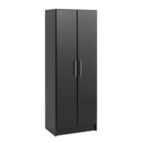 Prepac Elite Deep Storage Cabinet for Garage, 24" W x 65" H x 16" D, Black