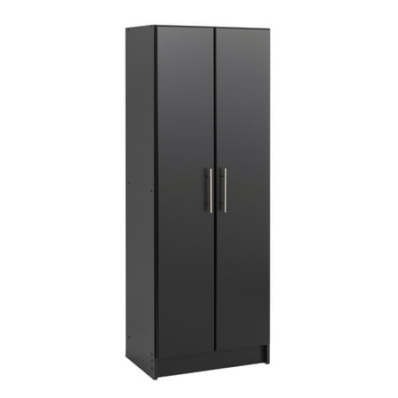Prepac Elite Deep Storage Cabinet for Garage, 24" W x 65" H x 16" D, Black