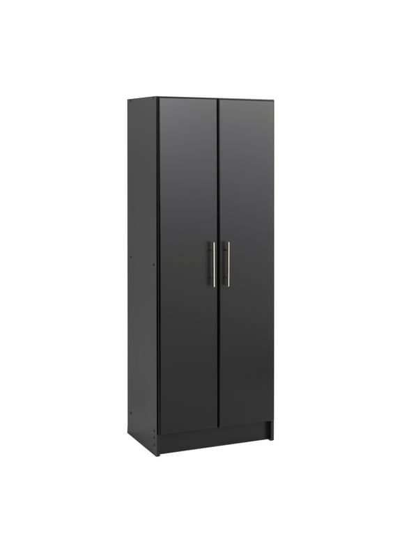 Prepac Elite Deep Storage Cabinet for Garage, 24" W x 65" H x 16" D, Black