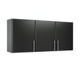 thumbnail image 1 of Prepac Elite Wall Cabinet, Versatile Adjustable Garage Wall Cabinet by Prepac, Tall 3-Door, 54"W x 24"H x 12"D, BEW-5424, Black, 1 of 16