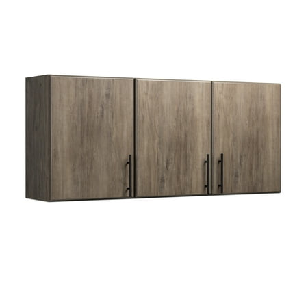 Prepac Elite Wall Cabinet, Versatile Adjustable Garage Wall Cabinet by Prepac, Tall 3-Door, 54"W x 24"H x 12"D, DEW-5424, Drifted Gray