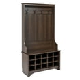 thumbnail image 1 of Prepac Espresso Wide Hall Tree and Bench with Shoe Storage, 1 of 12