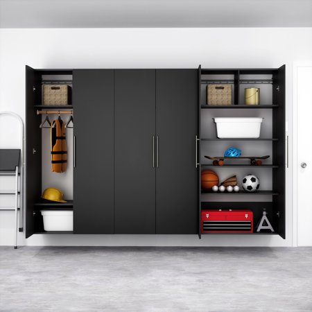 Prepac HangUps 108" Storage Set K, 3 Pieces, Black