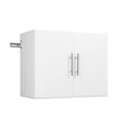 thumbnail image 1 of Prepac HangUps 2 Piece 30" Wood Wall Mounted Garage Cabinet Set in White, 1 of 11