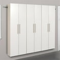 thumbnail image 1 of Prepac HangUps 3 Piece 72" Large Wall Mounted Garage Cabinet Set in White, 1 of 8