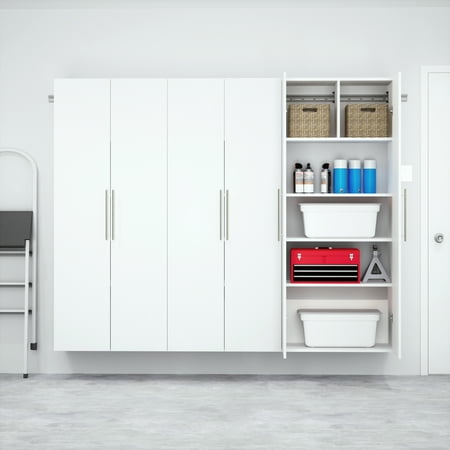 Prepac HangUps 72" Storage Cabinet Set C, 3 Pieces, White