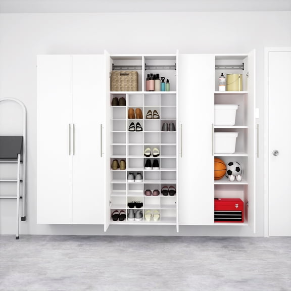 Prepac HangUps 90" Storage Set J, 3 Pieces, White