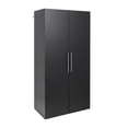 thumbnail image 1 of Prepac HangUps Large Storage Cabinet - Immaculate Black 36" Cabinet with Storage Shelves and Doors; Ideal for Bin and General Storage Solutions, 1 of 8