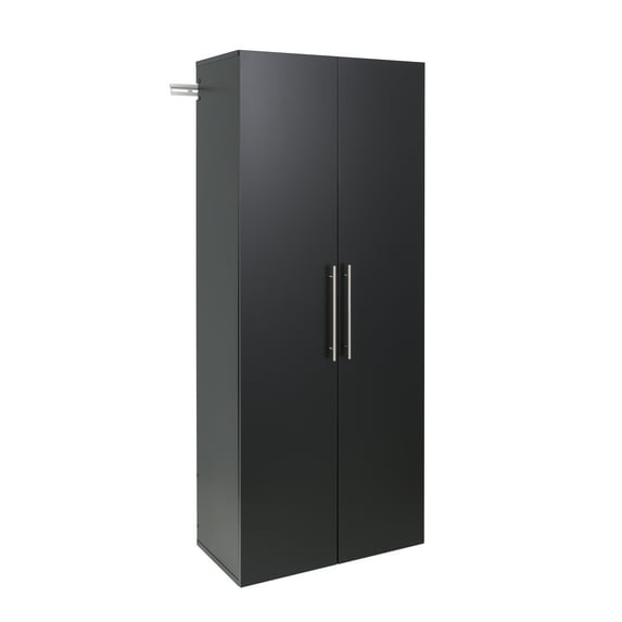Prepac HangUps Shoe Storage Cabinet, Black (Box 1 of 2)