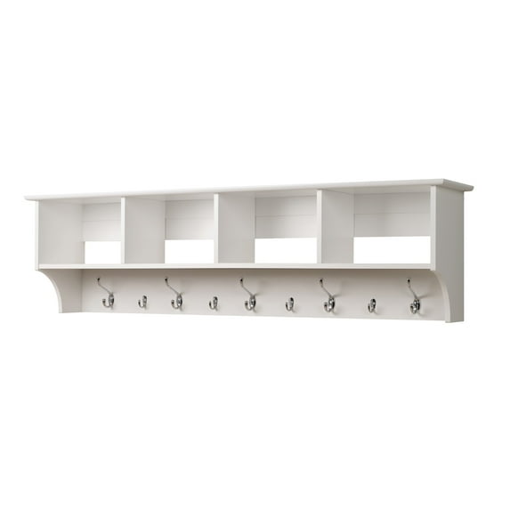 Prepac Hanging Entryway Wall Shelf, 60" Wide