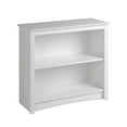 thumbnail image 1 of Prepac Home Office 2-Shelf Standard Bookcase with Durable Laminate Finish, White, 1 of 17