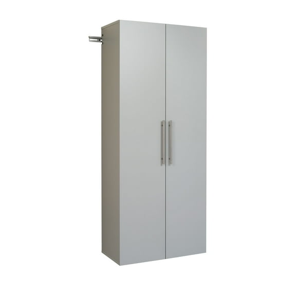 Prepac Large HangUps Storage Cabinet, Light Gray